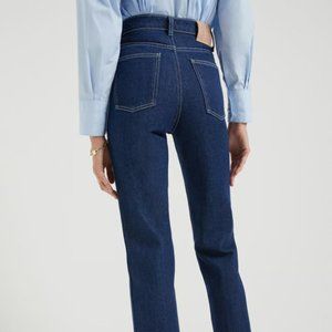 B Sides Louis High Slim Jeans in Indigo Rinsed wash